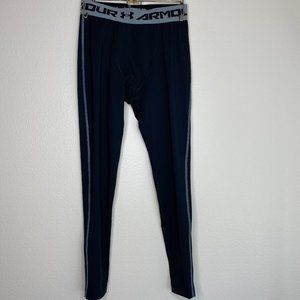 Under Armour Mens M Compression Heat Gear Black Athletic Tights Pants Football